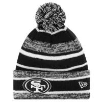 new era nfl sport knit new era voor heren accessories pet zwart wit Cap Ontwerpen xebx2750